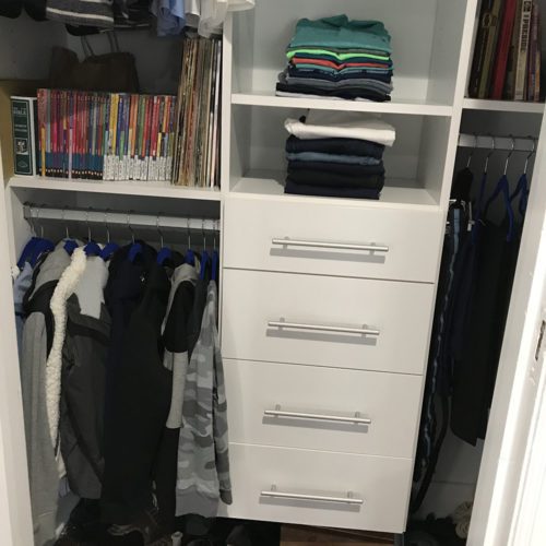 Organized Boy's Closet 2
