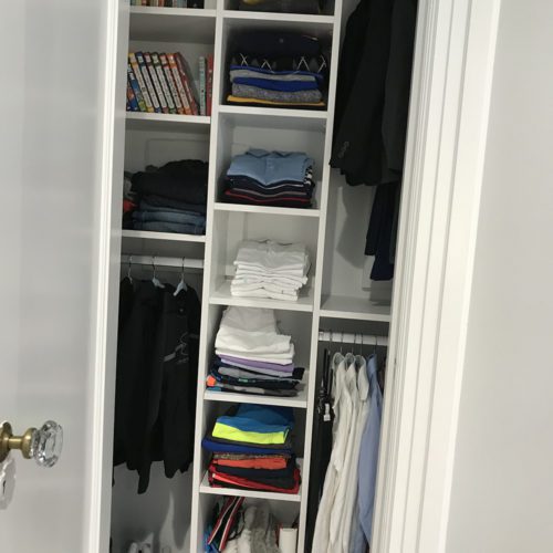 Organized Boy's Closet 4