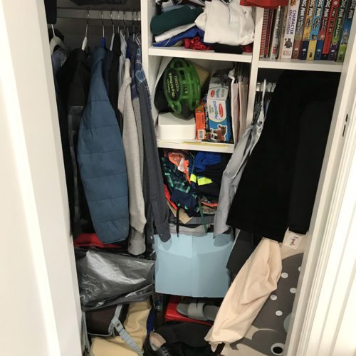 Unorganized Boy's Closet 3