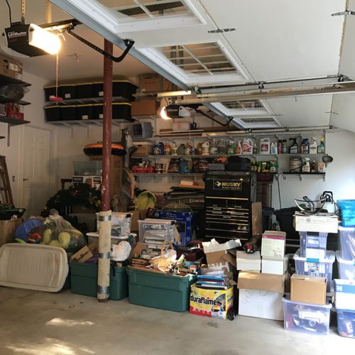 Re-arranged Garage