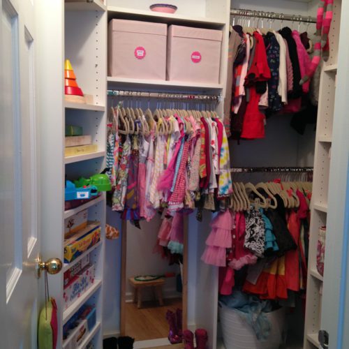 Organized Girl's Closet
