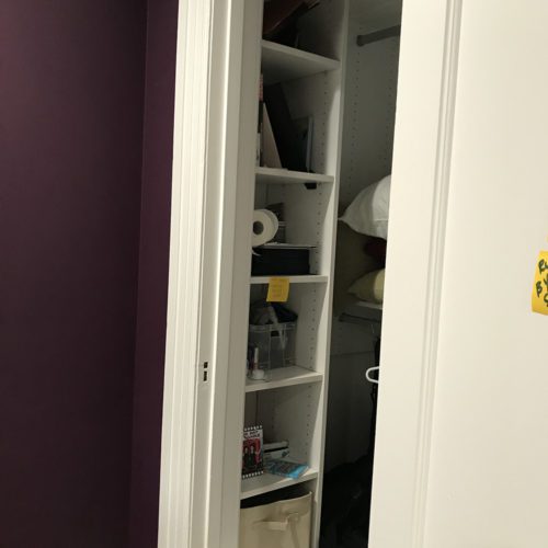 Office closet before 2