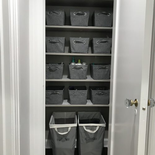Well-Organized Toiletry Storage